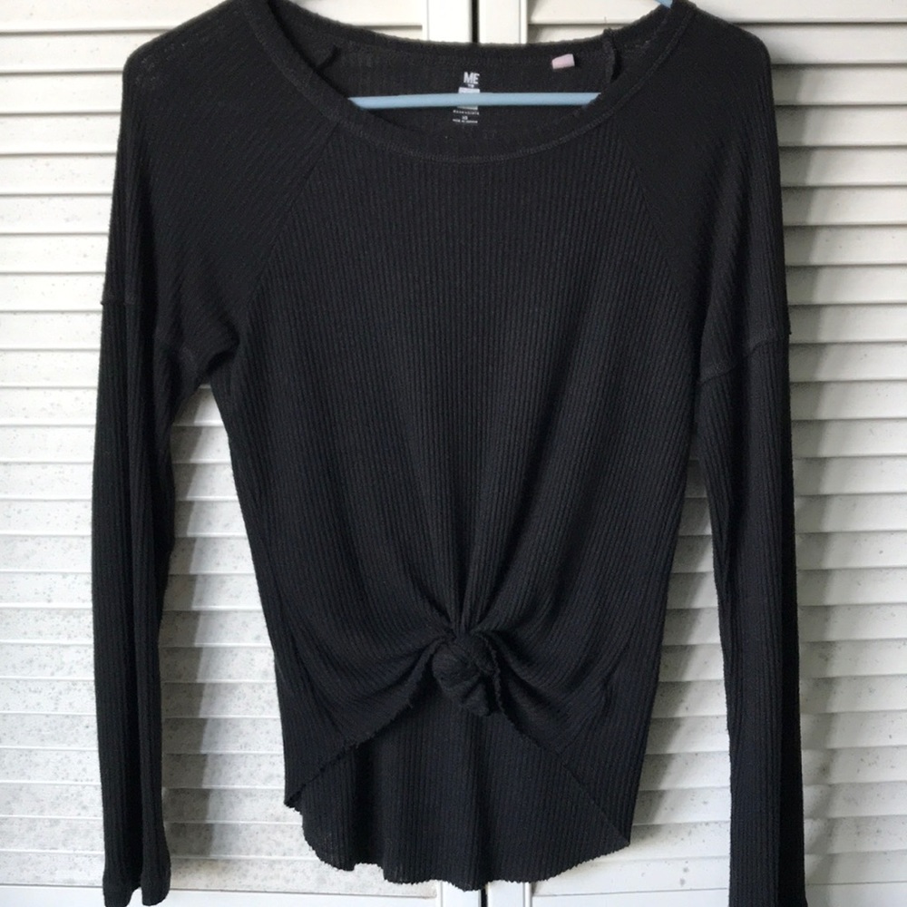 PacSun Black Ribbed Sweater